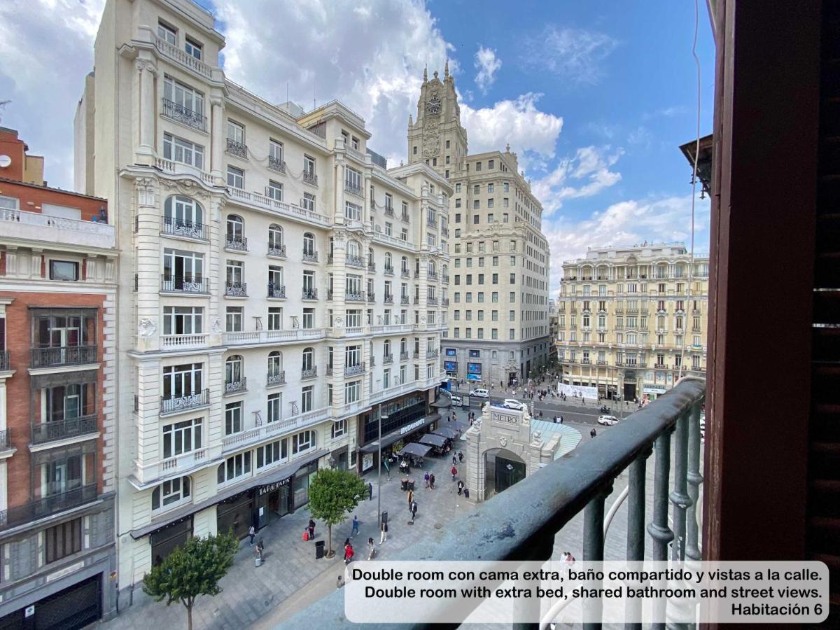 Gran Via Sol Rooms Madri Exterior foto
